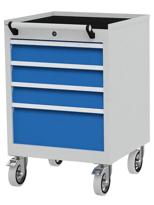 Bedrunka+Hirth Mobiler Schubladenschrank R 18-16 4 Schubladen 500 mm Tiefe Produktbild Bedrunka+Hirth Mobiler Schubladenschrank R 18-16 4 Schubladen 500 mm Tiefe