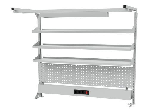 Bedrunka+Hirth Multiwand Aufbau 1 Energiekanal sowie 3 Fachböden 1500 x 1250 mm Produktbild Bedrunka+Hirth Multiwand Aufbau 1 Energiekanal sowie 3 Fachböden 1500 x 1250 mm