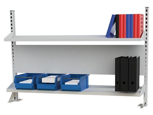Bedrunka+Hirth Multiwand Aufbau Magnetwand 2 Fachboden 2 Tragsäulen H 1250 mm Produktbild Bedrunka+Hirth Multiwand Aufbau Magnetwand 2 Fachboden 2 Tragsäulen H 1250 mm