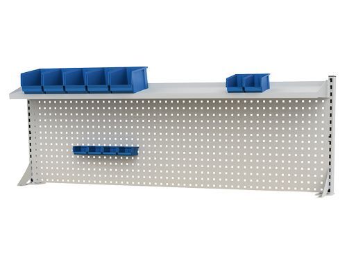 Bedrunka+Hirth Multiwand Aufbau 2 Tragsäulen und neigbarer Fachboden 2000 x 650 mm Produktbild Bedrunka+Hirth Multiwand Aufbau 2 Tragsäulen und neigbarer Fachboden 2000 x 650 mm