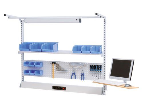 Bedrunka+Hirth Multiwand Aufbau mit Obergestell sowie Energiekanal 1500 x 750 x 1250 mm Produktbild Bedrunka+Hirth Multiwand Aufbau mit Obergestell sowie Energiekanal 1500 x 750 x 1250 mm