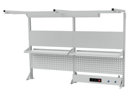 Bedrunka+Hirth Multiwand Aufbau mit Obergestell 1 Energiekana 2000 x 750 x 1250 mm Produktbild Bedrunka+Hirth Multiwand Aufbau mit Obergestell 1 Energiekana 2000 x 750 x 1250 mm