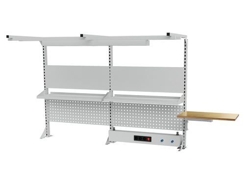 Bedrunka+Hirth Multiwand Aufbau Obergestell mit Energiekanal und Schwenkarm 2000 x 1250 mm Produktbild Bedrunka+Hirth Multiwand Aufbau Obergestell mit Energiekanal und Schwenkarm 2000 x 1250 mm