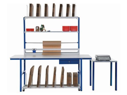 Bedrunka+Hirth Pack und Arbeitstisch
 mit Arbeitsplatte 1600 x 800 x 850 mm Produktbild Bedrunka+Hirth Pack und Arbeitstisch
 mit Arbeitsplatte 1600 x 800 x 850 mm