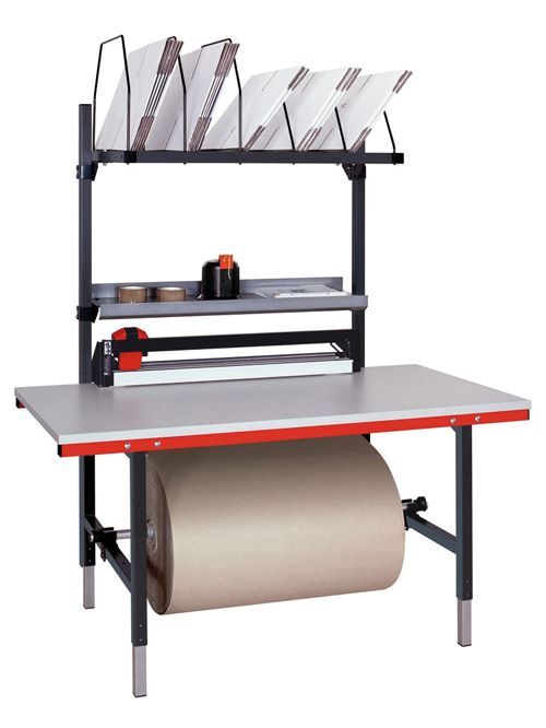 Bedrunka+Hirth Pack und Arbeitstischkombination höhenverstellbar 1600 x 800 mm Produktbild Bedrunka+Hirth Pack und Arbeitstischkombination höhenverstellbar 1600 x 800 mm