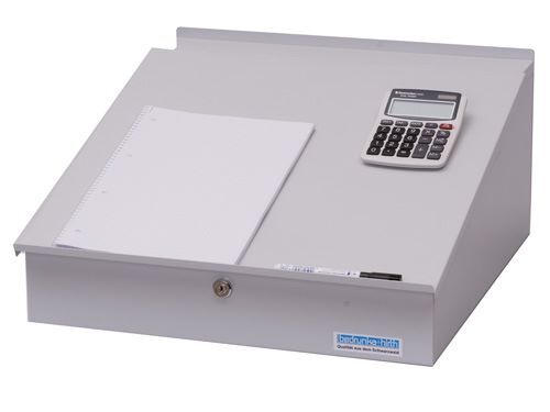 Bedrunka+Hirth Pultaufsatz für Schränke abschließbar 495 x 495 mm Stahlblech Produktbild Bedrunka+Hirth Pultaufsatz für Schränke abschließbar 495 x 495 mm Stahlblech