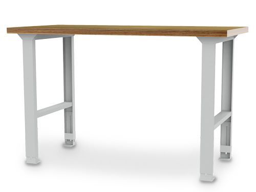 Bedrunka+Hirth Reihenwerkbank 2000 x 750 x 859 - 1059 mm stufenlos höhenverstellbar RAL 7035 Produktbild Bedrunka+Hirth Reihenwerkbank 2000 x 750 x 859 - 1059 mm stufenlos höhenverstellbar RAL 7035