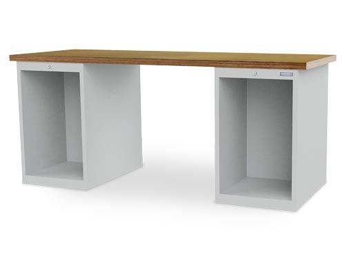 Bedrunka+Hirth Reihenwerkbank ohne Schubladen R 18-24 2000 x 750 x 859 mm Produktbild Bedrunka+Hirth Reihenwerkbank ohne Schubladen R 18-24 2000 x 750 x 859 mm