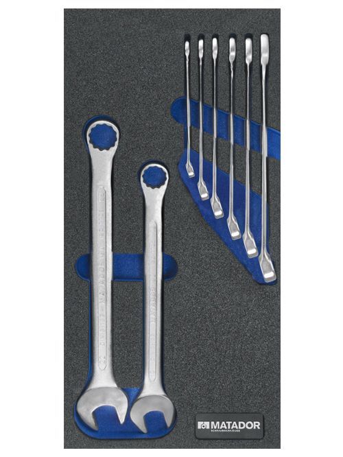 Bedrunka+Hirth Ringmaulschlüssel Satz 8 tlg 8-22 mm Produktbild Bedrunka+Hirth Ringmaulschlüssel Satz 8 tlg 8-22 mm