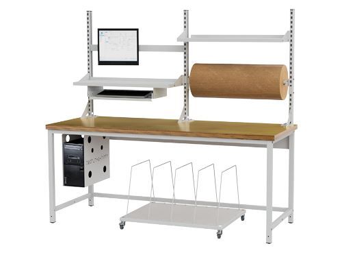 Produktbild Rollenhalter inkl. Achse Ø 32 mm für Multiwand Maße in mm (BxT): 1000 x 32 bild 2