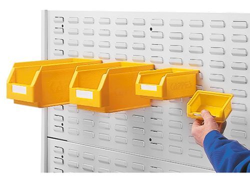 Bedrunka+Hirth Schrank mit Sichtlagerkästen 11 Böden mit Muldengriffschloss H 1980 mm Produktbild Bedrunka+Hirth Schrank mit Sichtlagerkästen 11 Böden mit Muldengriffschloss H 1980 mm bild 2