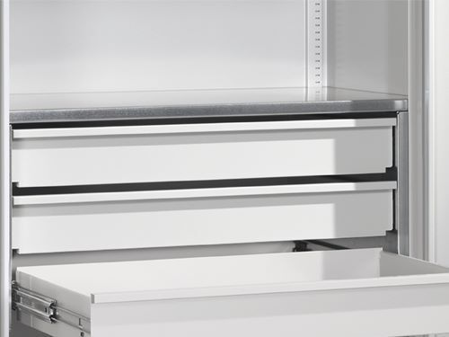 Produktbild Bedrunka+Hirth Schubladenblock unten 3 Schubladen Stahlblech