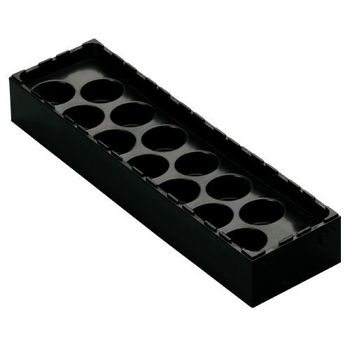 Bedrunka+Hirth Schubladeneinteilung Aqurado für 13 x Spannzangen ER40 BxTxH 336 x 96 x 48 mm Produktbild Bedrunka+Hirth Schubladeneinteilung Aqurado für 13 x Spannzangen ER40 BxTxH 336 x 96 x 48 mm