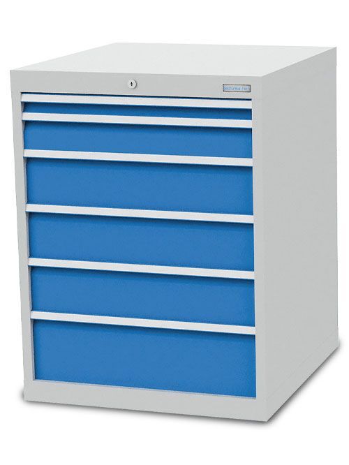 Bedrunka+Hirth Schubladenschrank 6 fach Vollauszug und Griffleisten 705 x 736 x 919 mm Produktbild Bedrunka+Hirth Schubladenschrank 6 fach Vollauszug und Griffleisten 705 x 736 x 919 mm