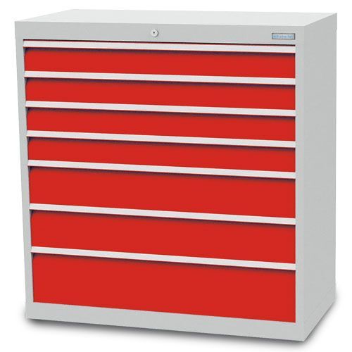 Bedrunka+Hirth Schubladenschrank Breite 980 mm 7 Schubladen 500 x 1019 mm Produktbild Bedrunka+Hirth Schubladenschrank Breite 980 mm 7 Schubladen 500 x 1019 mm