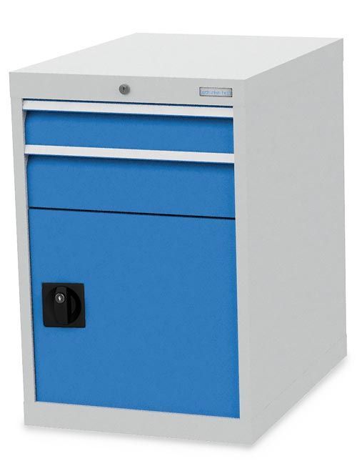 Bedrunka+Hirth Kleiner Schubladenschrank 1 Tür 2 Schubladen 555 x 736 x 819 mm Produktbild Bedrunka+Hirth Kleiner Schubladenschrank 1 Tür 2 Schubladen 555 x 736 x 819 mm