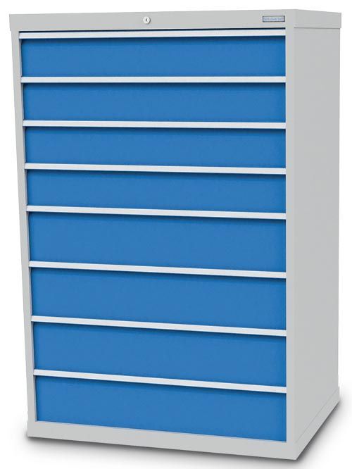 Bedrunka+Hirth Schubladenschrank 8 fach mit Verriegelung 1005 x 736 x 1519 mm Produktbild Bedrunka+Hirth Schubladenschrank 8 fach mit Verriegelung 1005 x 736 x 1519 mm