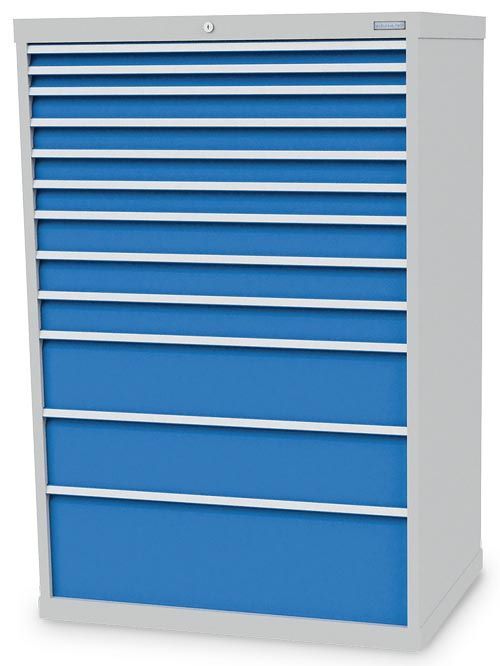 Bedrunka+Hirth Schubladenschrank 12 fach Stahlblech 1005 x 736 x 1519 mm Produktbild Bedrunka+Hirth Schubladenschrank 12 fach Stahlblech 1005 x 736 x 1519 mm