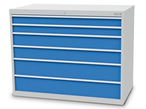 Bedrunka+Hirth Schubladenschrank 6 fach mit Raster 48-24 1305 x 736 x 1019 mm Produktbild Bedrunka+Hirth Schubladenschrank 6 fach mit Raster 48-24 1305 x 736 x 1019 mm