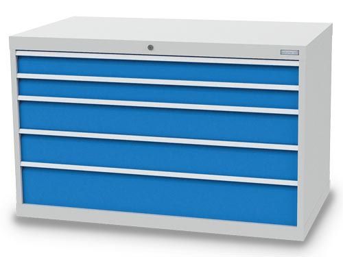 Bedrunka+Hirth Schubladenschrank 5 Schubladen mit Griffleiste 1305 x 736 x 819 mm Produktbild Bedrunka+Hirth Schubladenschrank 5 Schubladen mit Griffleiste 1305 x 736 x 819 mm