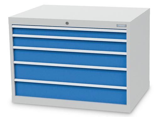 Bedrunka+Hirth Schubladenschrank 5 breite Schubladen 1005 x 736 x 719 mm Produktbild Bedrunka+Hirth Schubladenschrank 5 breite Schubladen 1005 x 736 x 719 mm