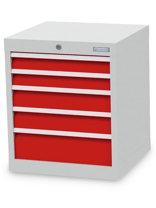 Bedrunka+Hirth Schubladenschrank mit 5 unterschiedlichen Schubladen 530 x 500 x 619 mm Produktbild Bedrunka+Hirth Schubladenschrank mit 5 unterschiedlichen Schubladen 530 x 500 x 619 mm