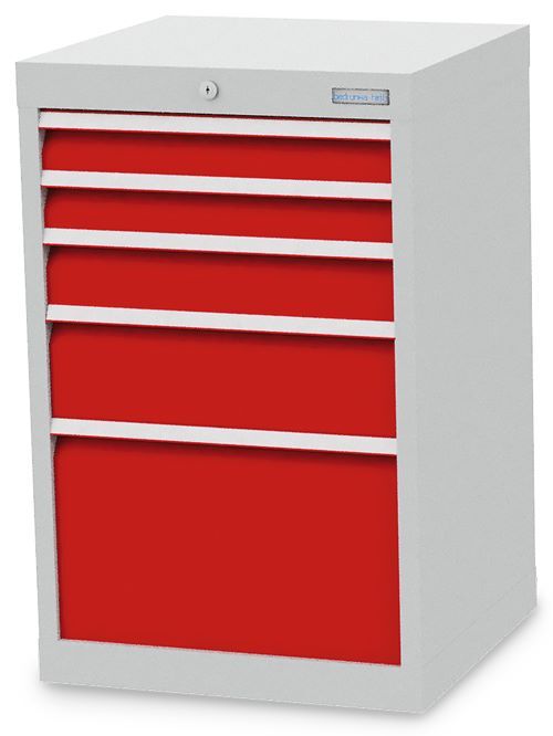 Bedrunka+Hirth Schubladenschrank mit Zentralverriegelung und 5 Schubladenführungen 530 x 500 x Produktbild Bedrunka+Hirth Schubladenschrank mit Zentralverriegelung und 5 Schubladenführungen 530 x 500 x