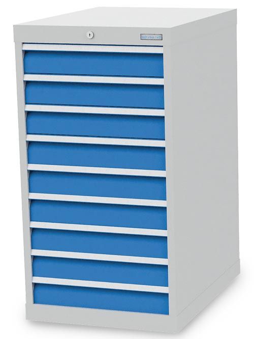 Bedrunka+Hirth Schubladenschrank 9 Schubladen Vollauszug 555 x 736 x 1019 mm Produktbild Bedrunka+Hirth Schubladenschrank 9 Schubladen Vollauszug 555 x 736 x 1019 mm