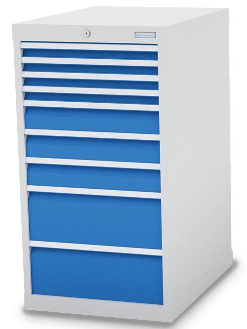 Bedrunka+Hirth Schubladenschrank 9 x Schubladenführung 555 x 736 x 1019 mm Produktbild Bedrunka+Hirth Schubladenschrank 9 x Schubladenführung 555 x 736 x 1019 mm