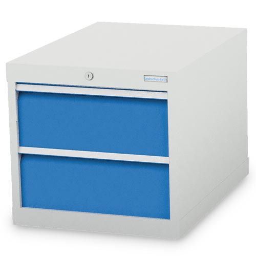 Bedrunka+Hirth Schubladenschrank klein mit 2 Schubladen 555 x 736 x 519 mm Produktbild Bedrunka+Hirth Schubladenschrank klein mit 2 Schubladen 555 x 736 x 519 mm