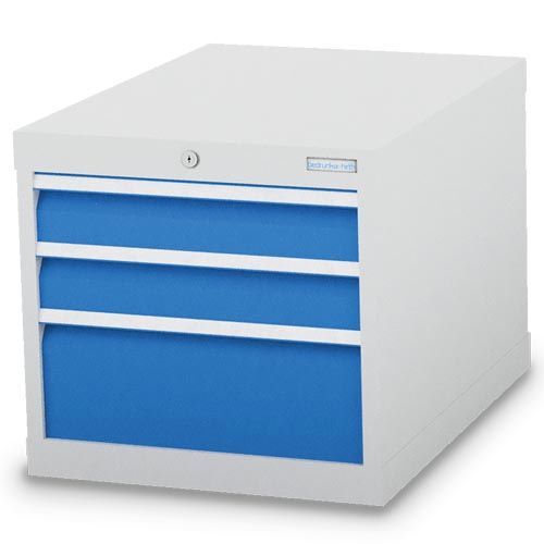 Bedrunka+Hirth Schubladenschrank sehr klein 3 Schubladen 555 x 736 x 519 mm Produktbild Bedrunka+Hirth Schubladenschrank sehr klein 3 Schubladen 555 x 736 x 519 mm