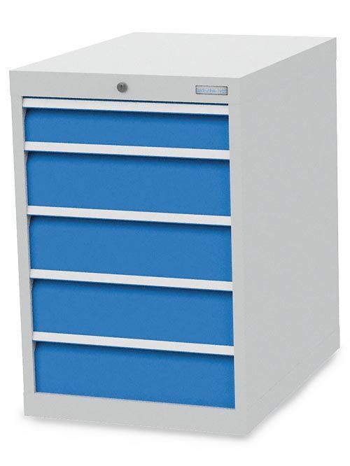 Bedrunka+Hirth Schubladenschrank aus Stahlblech 5 Schubladen 555 x 736 x 819 mm Produktbild Bedrunka+Hirth Schubladenschrank aus Stahlblech 5 Schubladen 555 x 736 x 819 mm