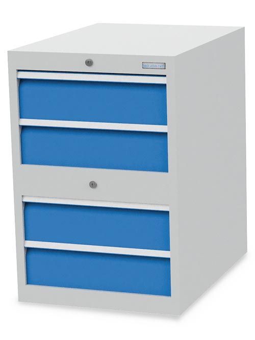 Bedrunka+Hirth Schubladenschrank 4 fach Schubladenblock 555 x 736 x 819 mm Produktbild Bedrunka+Hirth Schubladenschrank 4 fach Schubladenblock 555 x 736 x 819 mm