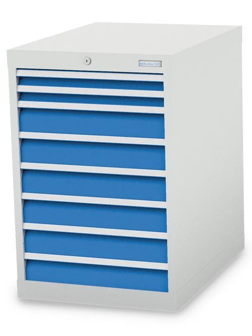 Bedrunka+Hirth Schubladenschrank Schubladenanzahl 8 Maße 555 x 736 x 819 mm Produktbild Bedrunka+Hirth Schubladenschrank Schubladenanzahl 8 Maße 555 x 736 x 819 mm