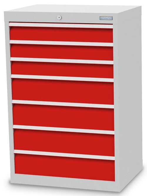 Bedrunka+Hirth Schubladenschrank 7 fach Höhe 1019 mm 680 x 500 mm Produktbild Bedrunka+Hirth Schubladenschrank 7 fach Höhe 1019 mm 680 x 500 mm