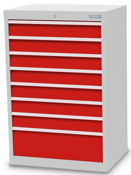 Bedrunka+Hirth Schubladenschrank 8 fach mit Vollauszug 680 x 500 x 1019 mm Produktbild Bedrunka+Hirth Schubladenschrank 8 fach mit Vollauszug 680 x 500 x 1019 mm
