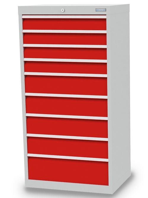Bedrunka+Hirth Schubladenschrank schmal mit 680 mm Breite 9 Schubladen Produktbild Bedrunka+Hirth Schubladenschrank schmal mit 680 mm Breite 9 Schubladen