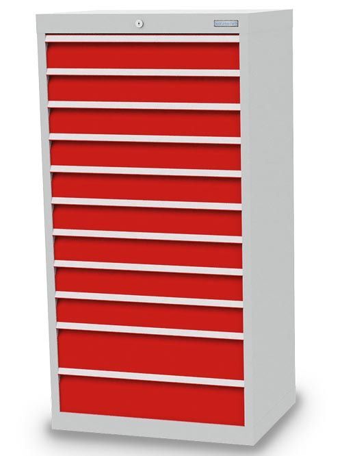 Bedrunka+Hirth Schubladenschrank hoch mit 11 Schubladen 680 x 500 x 1319 mm Produktbild Bedrunka+Hirth Schubladenschrank hoch mit 11 Schubladen 680 x 500 x 1319 mm