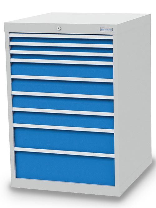 Bedrunka+Hirth Schubladenschrank 9 Schubladen aus Stahlblech 705 x 736 x 1019 mm Produktbild Bedrunka+Hirth Schubladenschrank 9 Schubladen aus Stahlblech 705 x 736 x 1019 mm