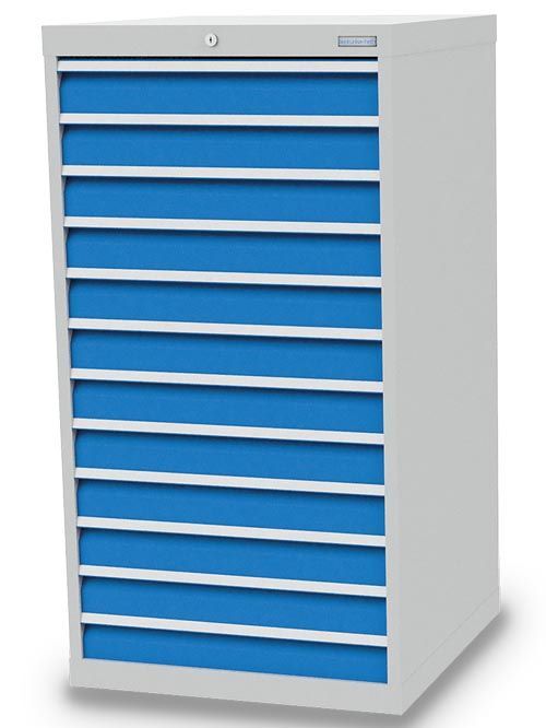 Bedrunka+Hirth Schubladenschrank mit Zentralverriegelung und 12 Schubladen 1319 mm Produktbild Bedrunka+Hirth Schubladenschrank mit Zentralverriegelung und 12 Schubladen 1319 mm