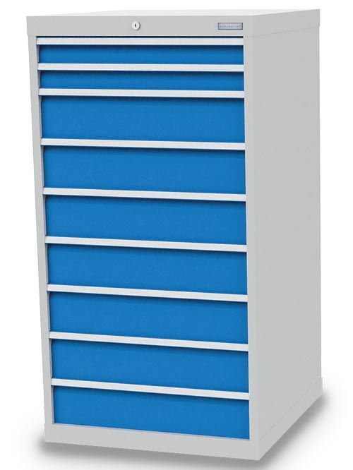Bedrunka+Hirth Schubladenschrank 9 Schubladen mit Griffleiste 705 x 736 x 1319 mm Produktbild Bedrunka+Hirth Schubladenschrank 9 Schubladen mit Griffleiste 705 x 736 x 1319 mm