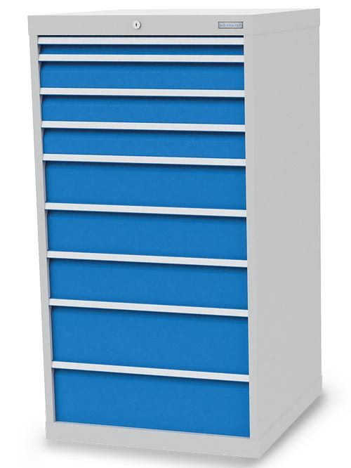 Bedrunka+Hirth Schubladenschrank 9 Schubladen mit Zentralverriegelung 705 x 736 x 1319 mm Produktbild Bedrunka+Hirth Schubladenschrank 9 Schubladen mit Zentralverriegelung 705 x 736 x 1319 mm