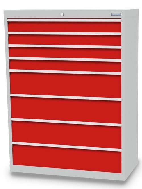 Bedrunka+Hirth Schubladenschrank 8 Schubladen mit Schubladenführung 980 x 500 x 1319 mm Produktbild Bedrunka+Hirth Schubladenschrank 8 Schubladen mit Schubladenführung 980 x 500 x 1319 mm