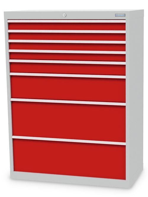 Bedrunka+Hirth Schubladenschrank 980 mm Breite mit 8 Schubladen Produktbild Bedrunka+Hirth Schubladenschrank 980 mm Breite mit 8 Schubladen