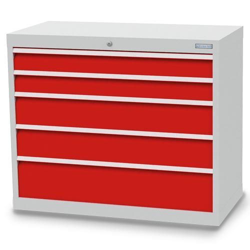 Bedrunka+Hirth Schubladenschrank mit 5 breiten Schubladen 980 x 500 x 819 mm Produktbild Bedrunka+Hirth Schubladenschrank mit 5 breiten Schubladen 980 x 500 x 819 mm