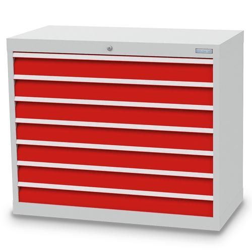 Produktbild Bedrunka+Hirth Schubladenschrank 7 Schubladen Stahlblech 980 x 500 x 819 mm