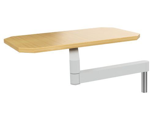 Produktbild Bedrunka+Hirth Schwenkarm mit Auflageplatte Stahlblech 600 x 350 mm