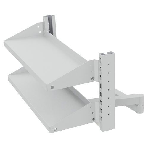 Produktbild Bedrunka+Hirth Schwenkarm mit Schwenkrahmen und 2 Fachböden 680 x 287 x 400 mm