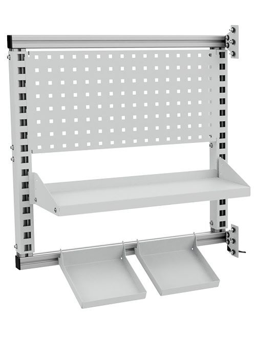 Produktbild Bedrunka+Hirth Schwenkrahmen bestückt Arbeitsplatzsystem 700 x 700 x 40 mm