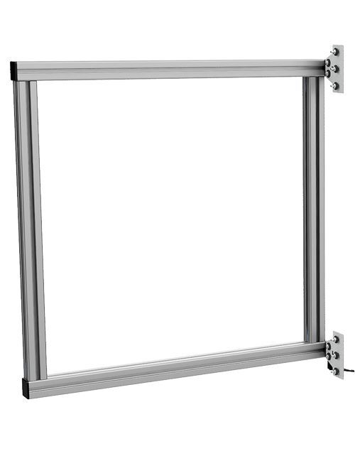 Produktbild Bedrunka+Hirth Schwenkrahmen leer für Tragsäulen 700 x 700 x 40 mm